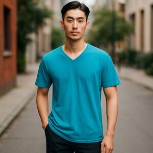 Diesel Teal Short Sleeve Tee
